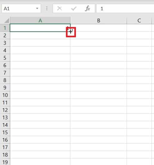 How to insert a number using Autofill in a microsoft excel spreadsheet.