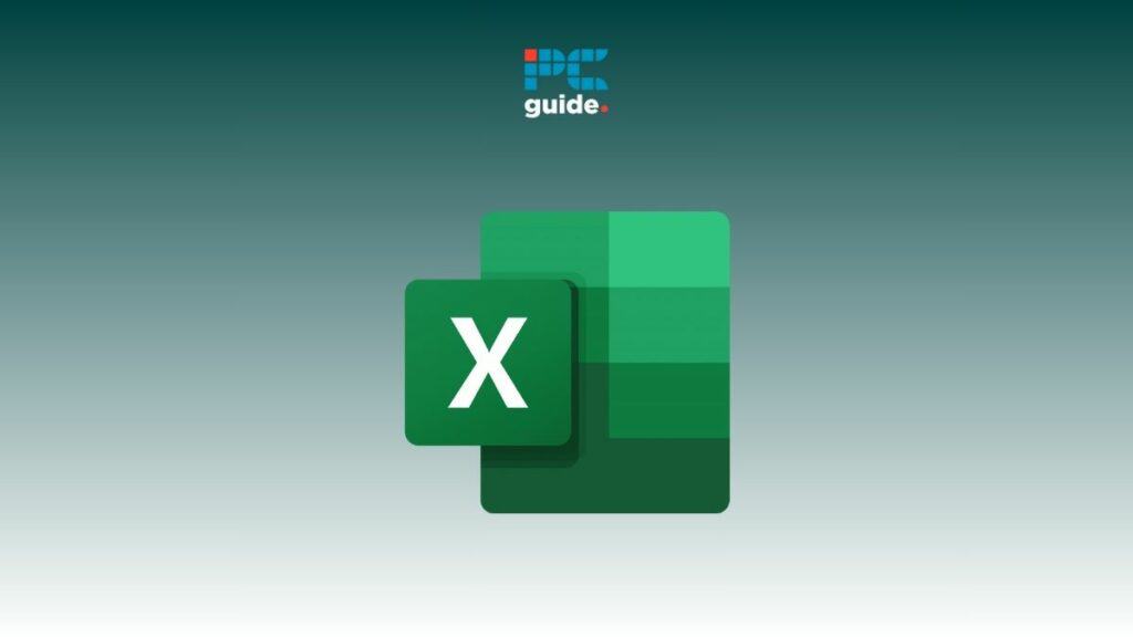 A green square with the word "Excel" on it, presenting a visual representation of unlocking cells in Excel.