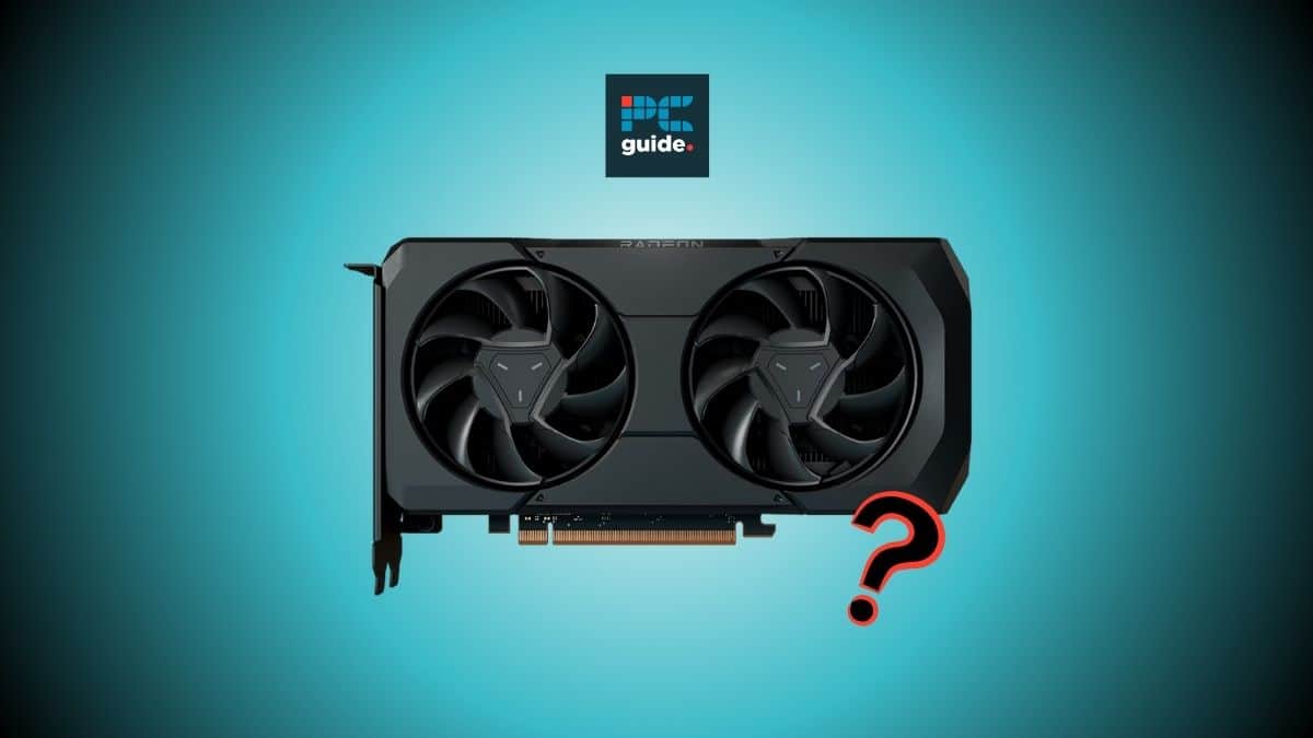 Nvidia gtx 1070 vs nvidia vs RX 7600 XT. Image shows the RX 7600 XT on a blue background under the PCWer logo