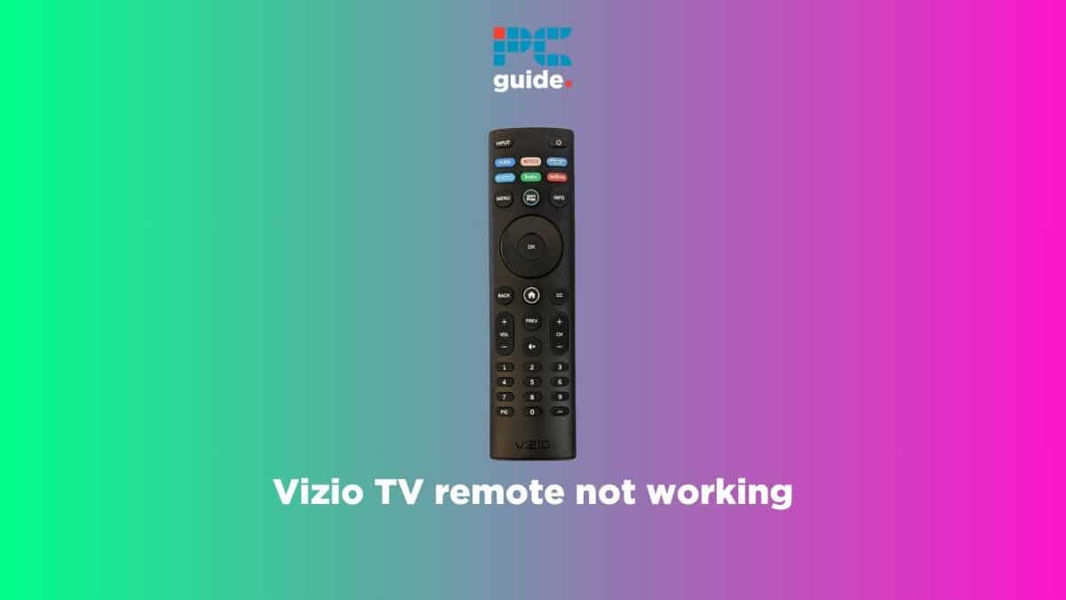 Vizio TV remote not working