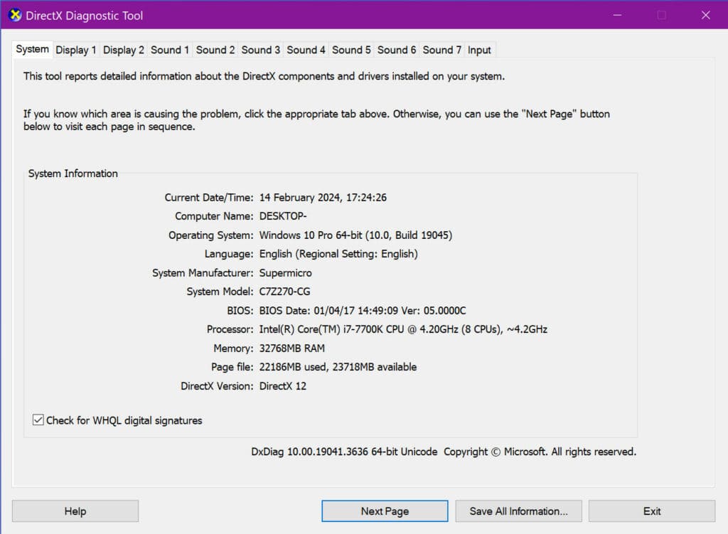 A screenshot displaying the GPU health settings for a Windows 10 device.