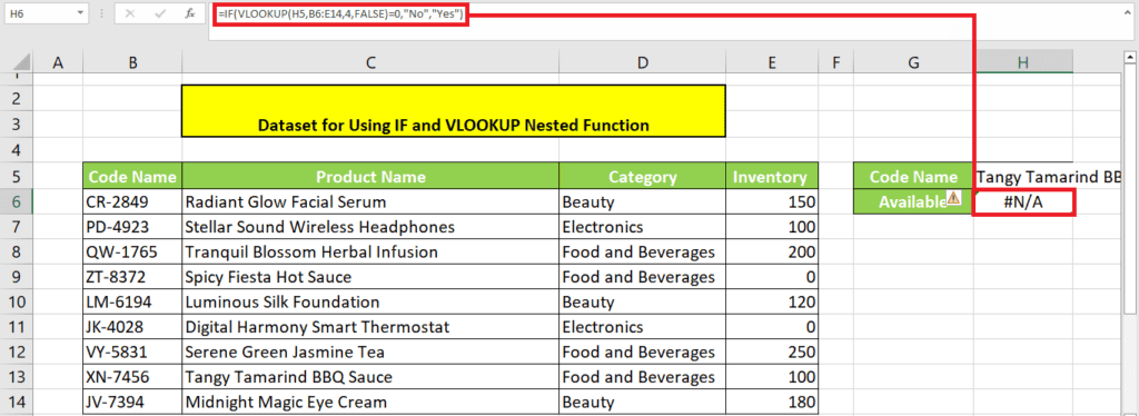 An Excel spreadsheet with a number of columns highlighted, showcasing the use of VLOOKUP and IF functions.