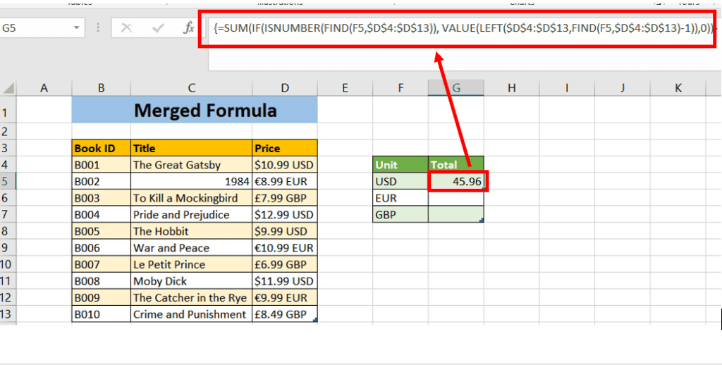 Learn how to create a formula in Excel using text, numbers, or sum cells.