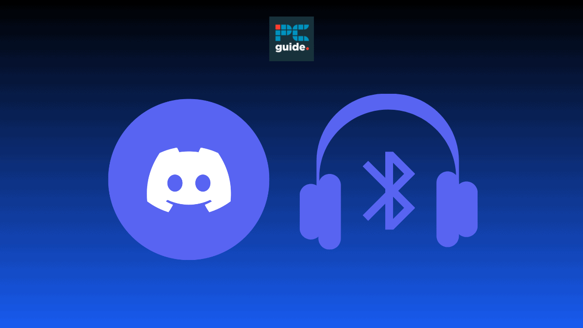 The image shows the Discord logo on a blue background below the PCWer logo