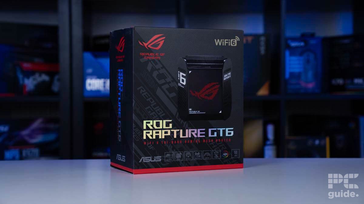ASUS ROG Rapture GT6 box profile, Image by PCWer