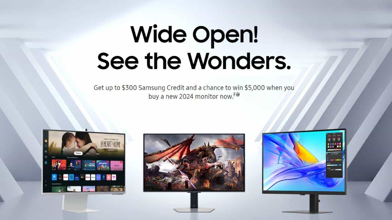 $300 in Samsung credit is up for grabs when purchasing their new OLED monitors and more, here's how