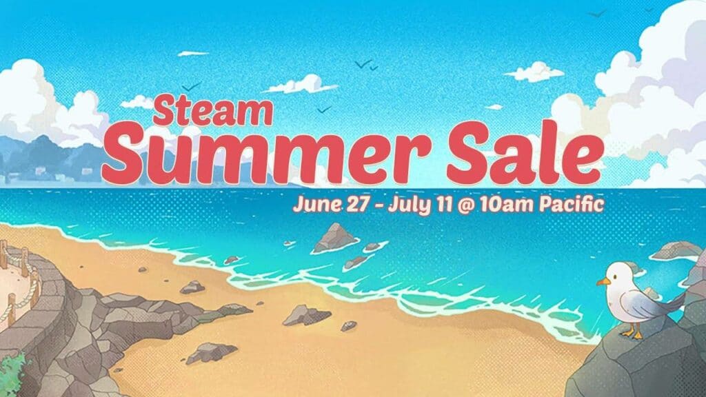 Steam Summer Sale 2024 dates marketing graphic