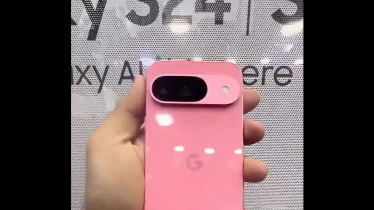 Google Pixel 9 makes alledged early splash in vibrant pink color - Image Source: X